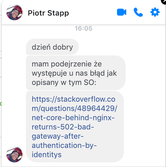 Rozmowa z Piotrem